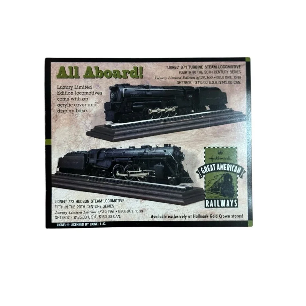 HALLMARK KEEPSAKE ORNAMENT 746 NORFOLK AND WESTERN STEAM LOCOMOTIVE LIONEL TRAIN - Picture 7 of 16